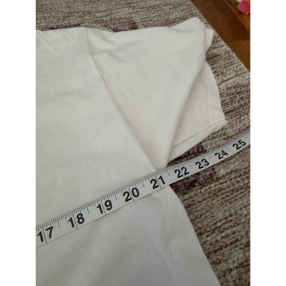 Stussy Ying Yang T-Shirt White with Black, Size Large - Picture 5 of 6